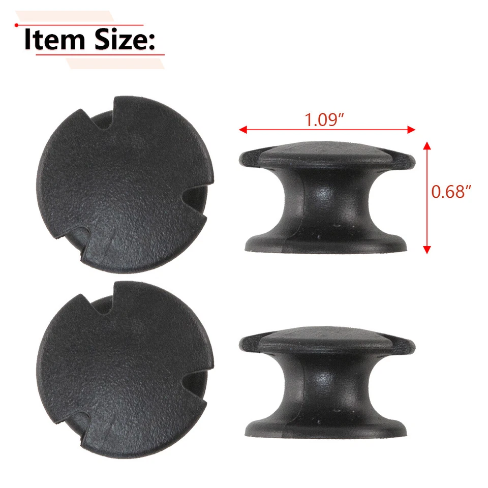 Tuerca de red de carga para panel de embellecedor de maletero trasero interior 4 piezas para Ford Fusion Mustang 13-24 Foto 2 de 4