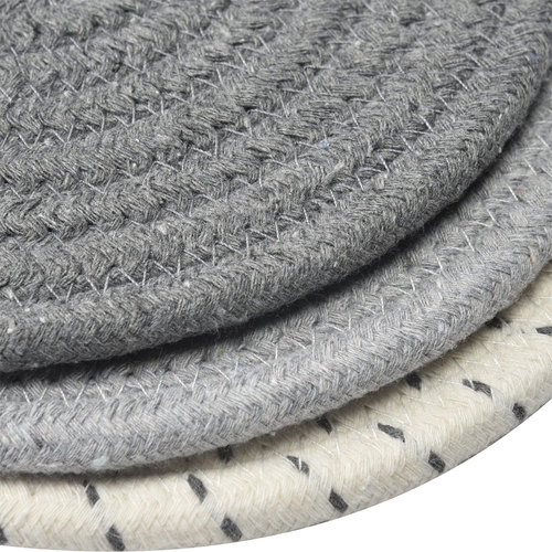 Potholders Set Trivets Set 100% Pure Cotton Thread Weave Hot Pot Holders Set (Se - Picture 8 of 12