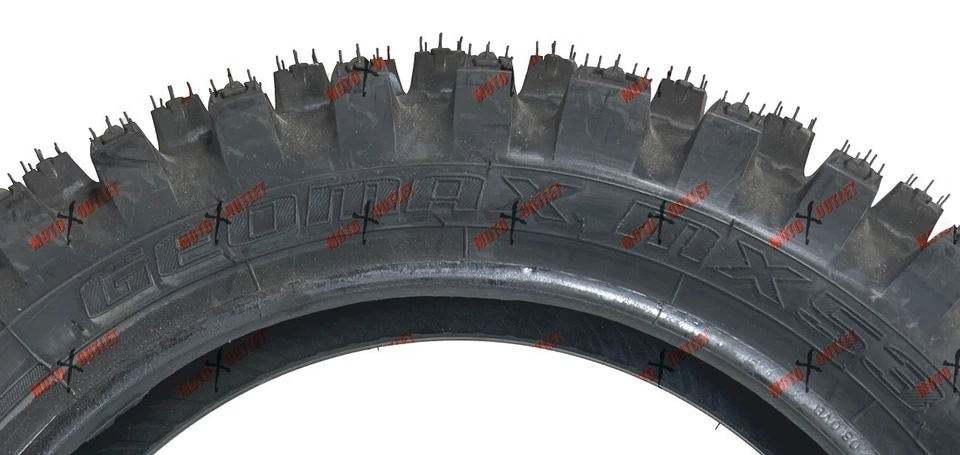 Neumático trasero Dunlop MX53 80/100-12 Geomax motocicleta 80-100-12 KX 65 KLX 45236400 Foto 4 de 4