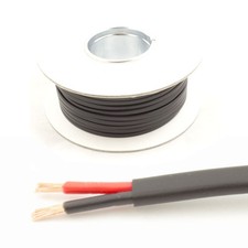 *25 AMP Rated* 2mm2 Thin Wall 2 Twin Core Cable Wire Car LED Lights 