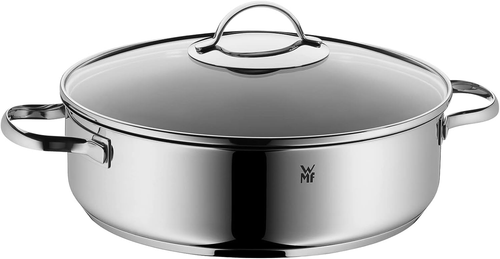 WMF Schmorpfanne 28Cm Induktion, Schmortopf Mit Deckel 5L, Cromargan Edelstahl B - Bild 11 von 12