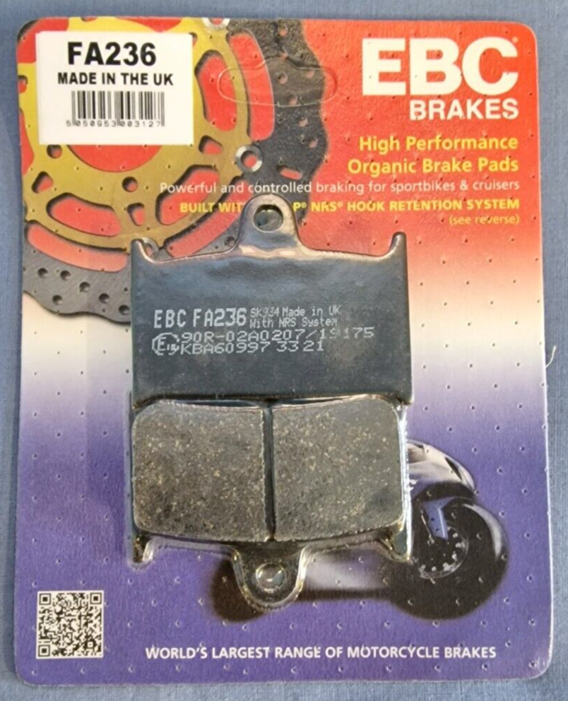 FA236 EBC PREMIUM BRAKE PADS fit  TRIUMPH   DAYTONA 900     93-96     F