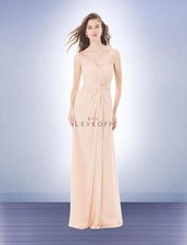 Bill Levkoff Bridesmaid Dress 484 Prom Wedding Strapless Long Gown NEW