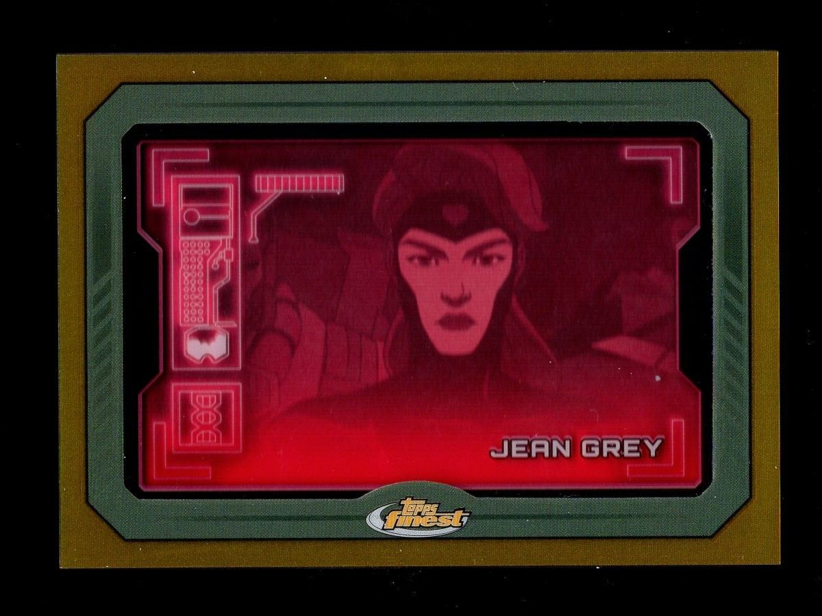 2025 TOPPS FINEST X-MEN '97 SENTINELS SCAN GOLD REFRACTOR JEAN GREY 45/50