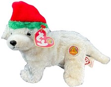 TY Beanie Baby of The Month Tinsel the Dog December 2003 6.5” Vintage Christmas