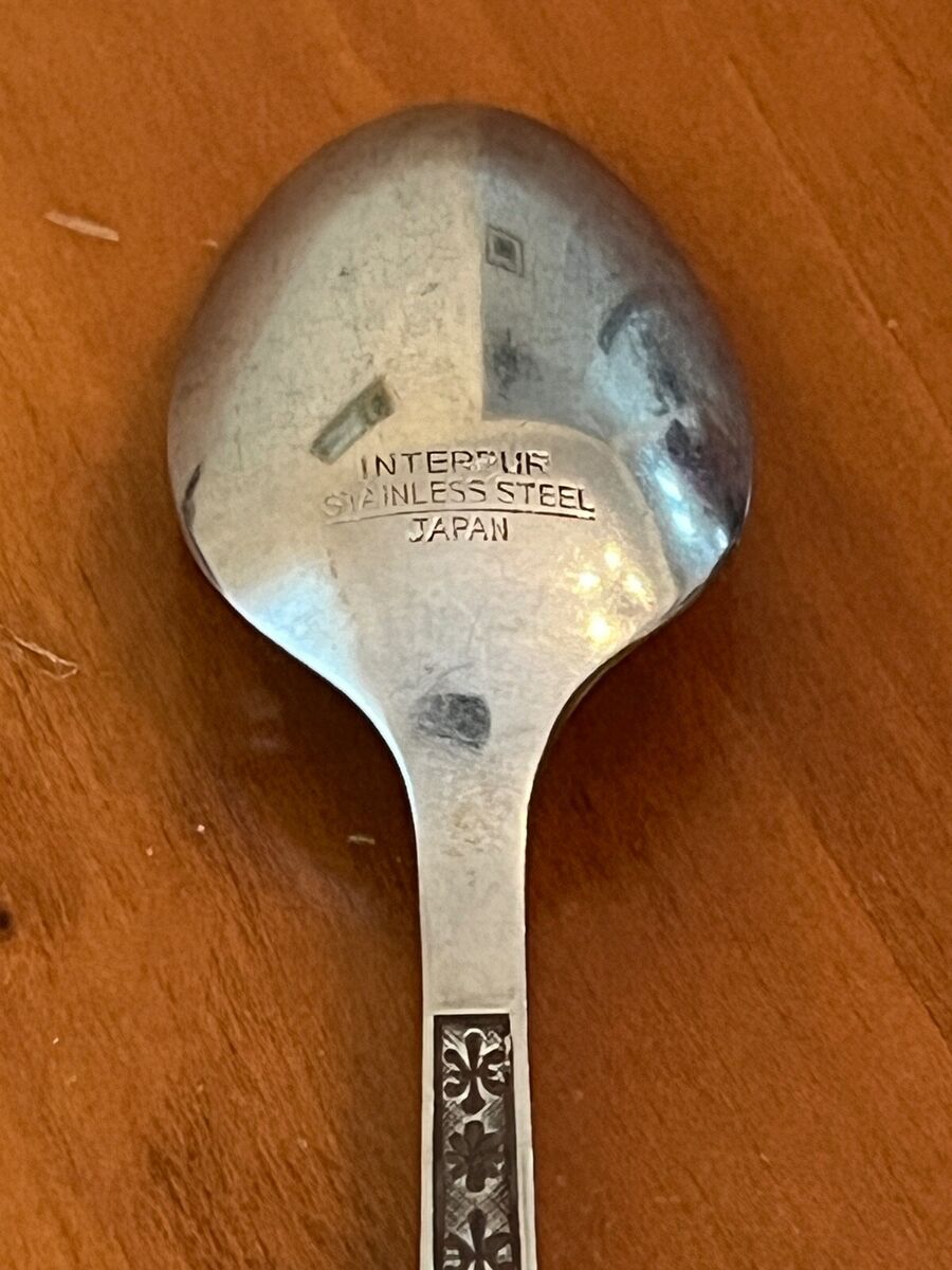 Interpur FLORENZ Stainless 8 Petal Flower JAPAN Flatware Interpur FLORENZ Stainless 8 Petal Flower JAPAN Flatware