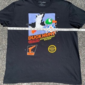 Nintendo NES Duck Hunt Light Gun Series Retro Video Game Promo T-Shirt Men's XL