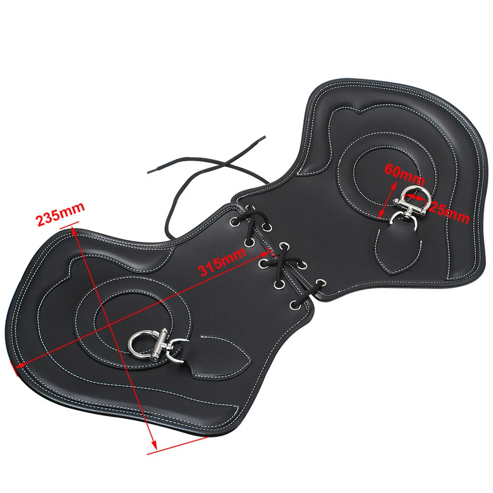 Deflector protector térmico universal de cuero PU negro para Harley Touring 85-21 Foto 2 de 4