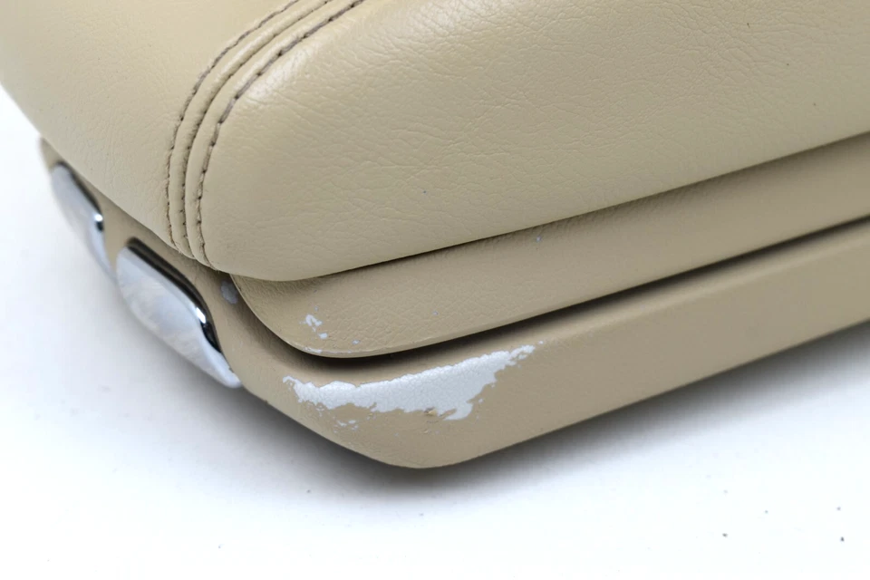 Центральная консоль Jaguar X-Type 2002-2008 годов выпуска бежевая кожаная крышка подлокотника в сборе изготовитель оборудования - Изображение 2 из 4