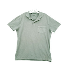 Rodd  Gunn Polo Shirt Mens L Large Gray Sports Fit Short Sleeve Collared Golf