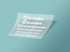 10pcs Brembo Caliper Decal Stickers Die-cut Vinyl Decal Sticker