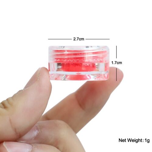 12 Colours Set Neon Pigment Nail Art Powder Dust Ombre Smoky Florescent Rainbow - Picture 5 of 6