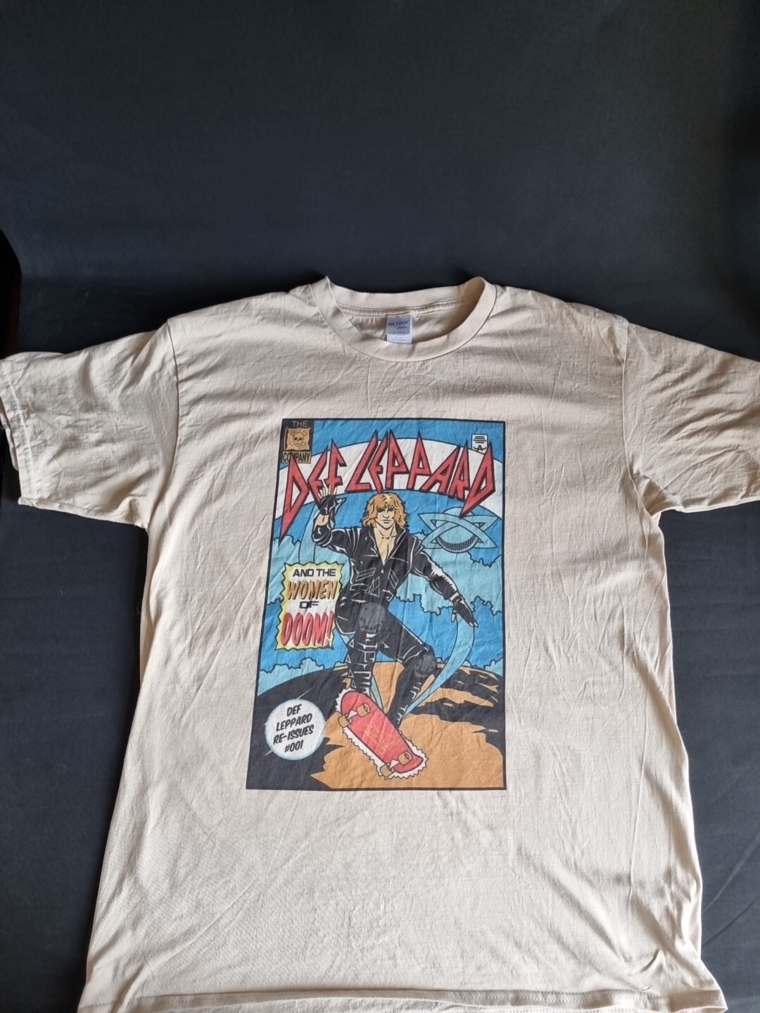 Camiseta Camiseta Def Leppard And The Women Of Doom 2XL XXL 100 % Algodón Gildan