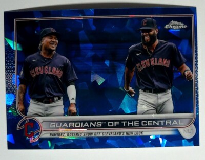 2022 Topps Chrome Sapphire #US302 Guardians of Central Ramirez Rosario Cleveland