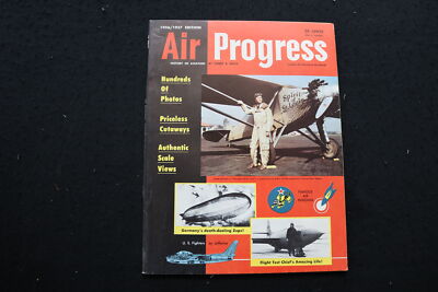 1956/1957 AIR PROGRESS MAGAZINE - JAMES STEWART COVER - SP 4180D