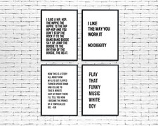 rappers delight fresh prince music prints 90s hip hop posters A2 A3 A4 A5 8x10