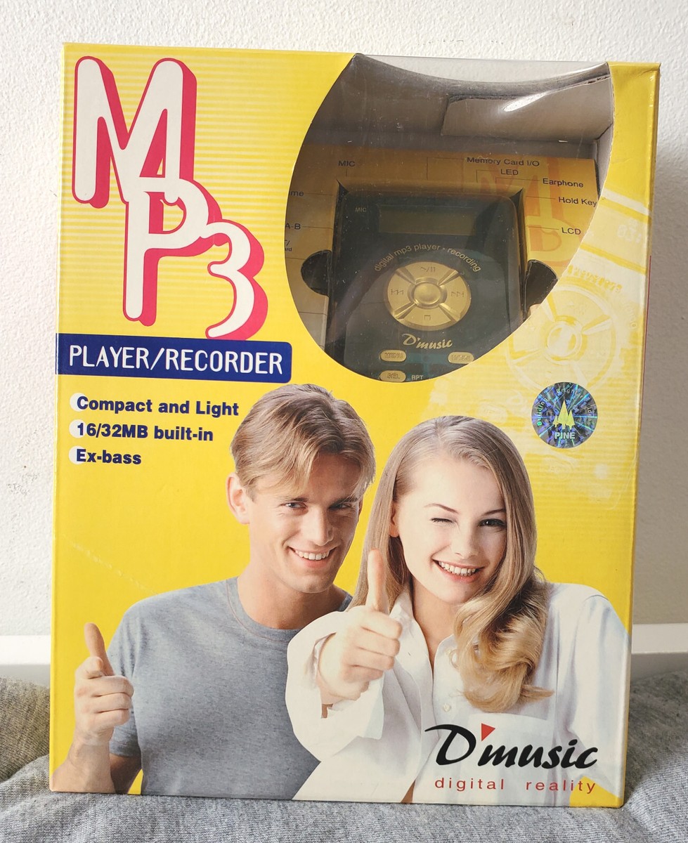 SUPER RARE - Pine D'Music SM-D320F MP3 player - vintage deadstock