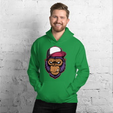 Unisex Cool Gorilla Hoodie / S M L XL 2XL 3XL 4XL 5XL