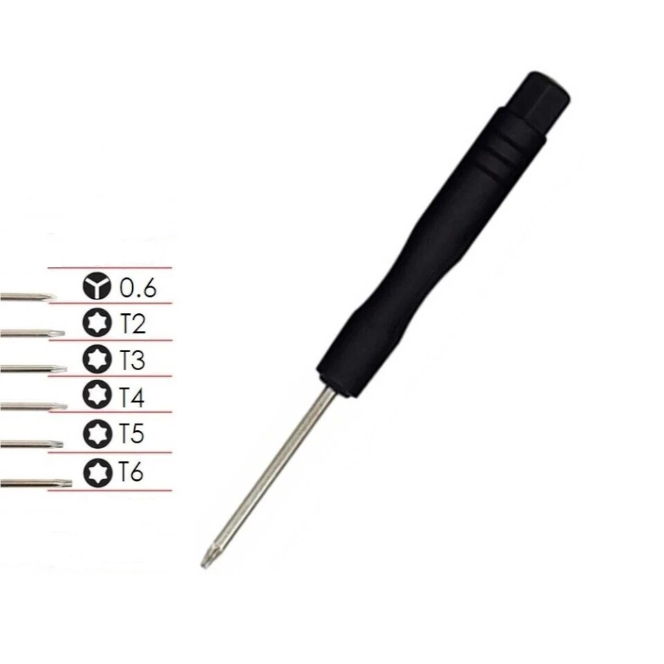 GENERIQUE JEU DE TOURNEVIS TORX T2 T3 T4 T5 T6 MICRO DE PRECISION MOBILES TABLETTES