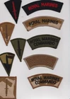 British ROYAL MARINES  COMMANDO desert shoulder title