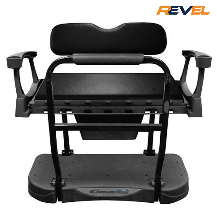 Club Car Precedent Golf Cart Black Aluminum Rear Flip Seat Kit | eBay