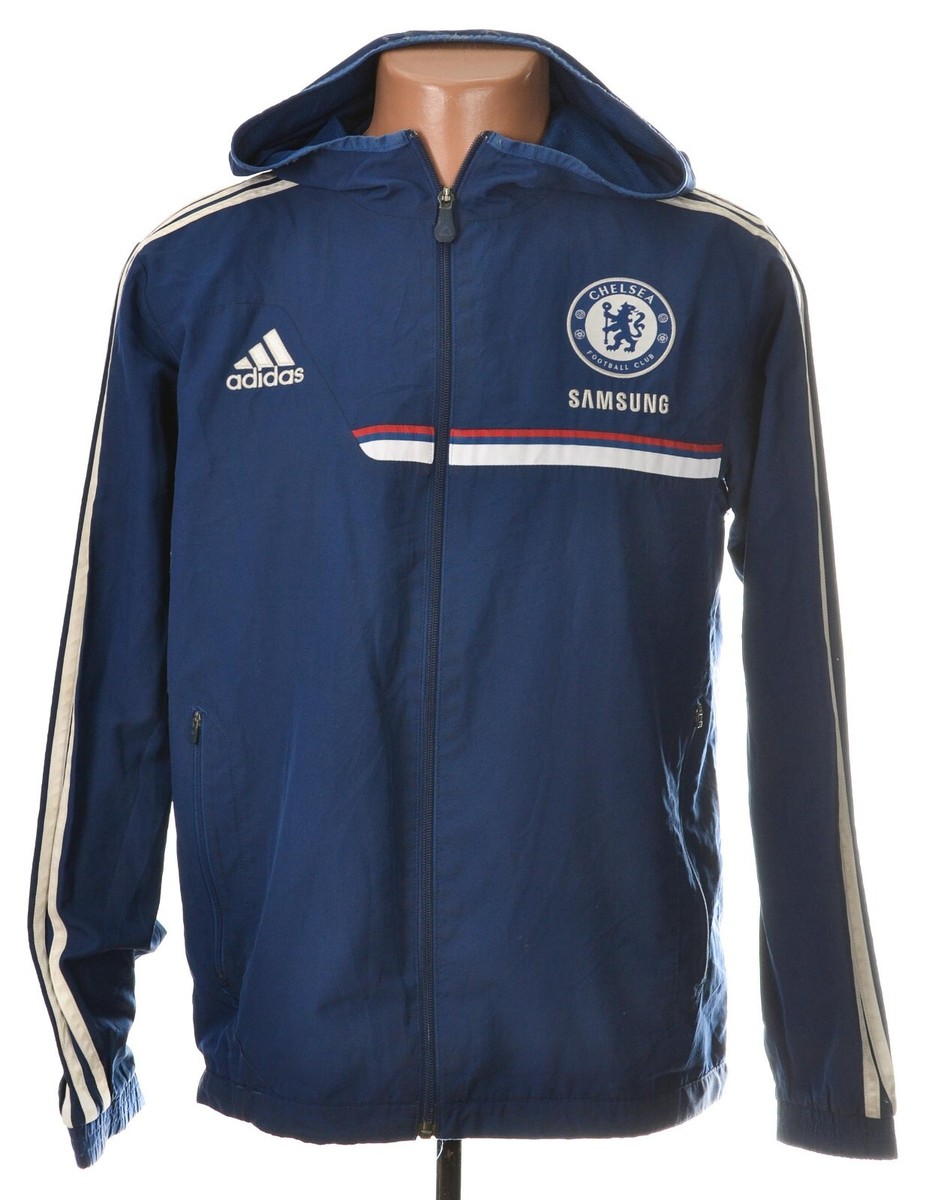 adidas Chelsea FC ジャケット Samsung サムスン CHELSEA 2013/2014 TRAINING FOOTBALL HOODED JACKET ADIDAS