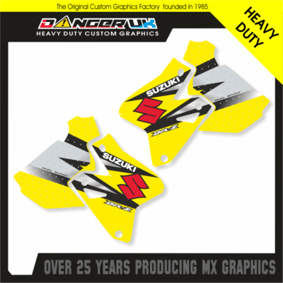 SUZUKI DRZ 400 2004 DUAL SPORT MOTOCROSS TANK RAD SCOOP GRAPHICS