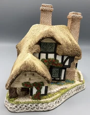 David Winter Cottages Moonlight Haven 1991 Signed by David Winter