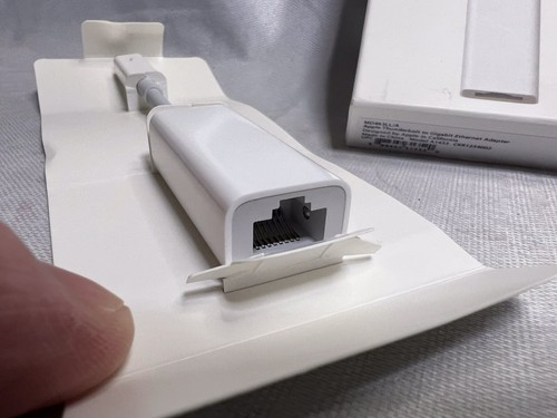 *GENUINE* OEM! Apple A1433 Thunderbolt to Gigabit Ethernet Adapter - MD463LL/A - Bild 2 von 5