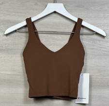 Lululemon Align Tank Nulu Size 10 A/B Cup Roasted Brown RTDB 76309
