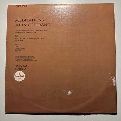 米LP John Coltrane Meditations AS9110 IMPULSE /00400 JOHN COLTRANE Meditations LP Orig 1966 Impulse AS-9110 NM | eBay