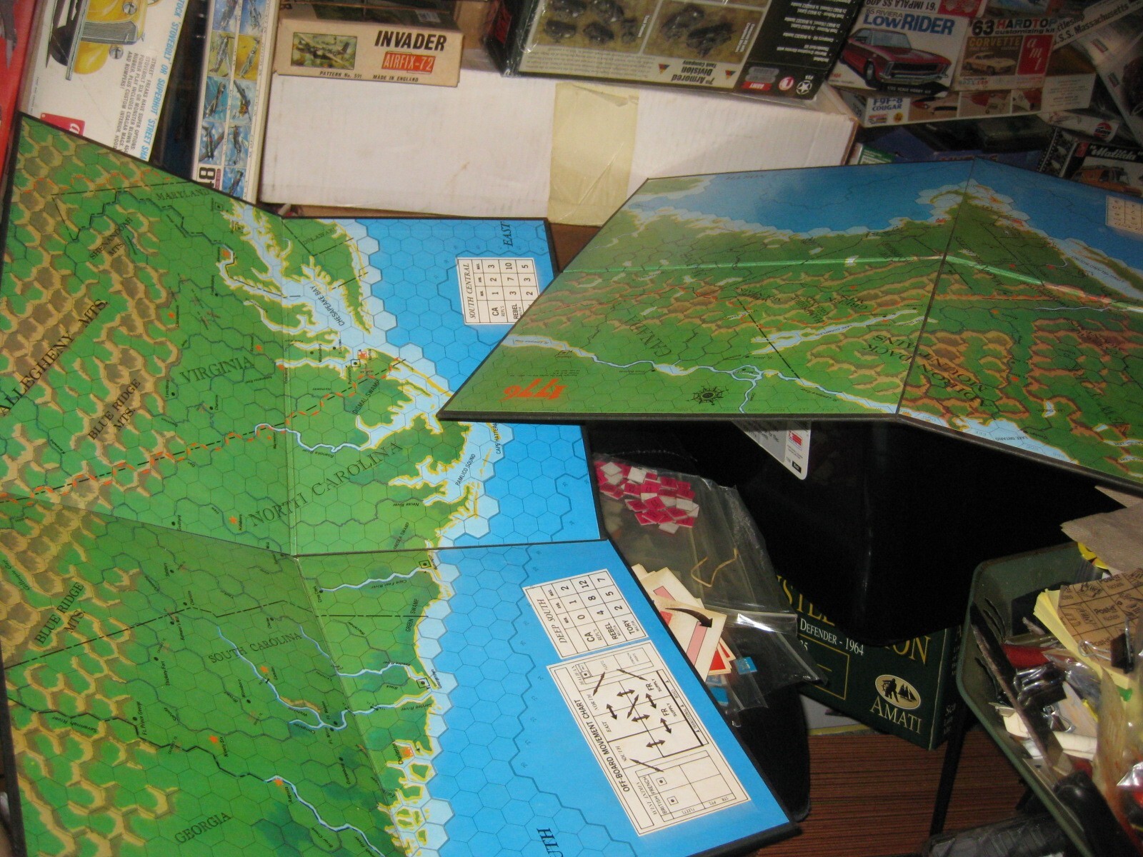 1776 The Game of Revolutionary War by Avalon Hill 1974