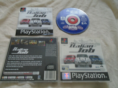 Italian Job PS1 (KOMPLETT) Autofahren Rennen Sony Playstation Black Label