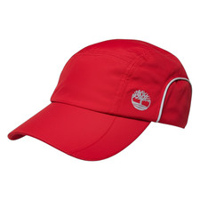 Timberland Red Cap Adjustable Baseball Hat Logo Outdoor Casual Distressed
