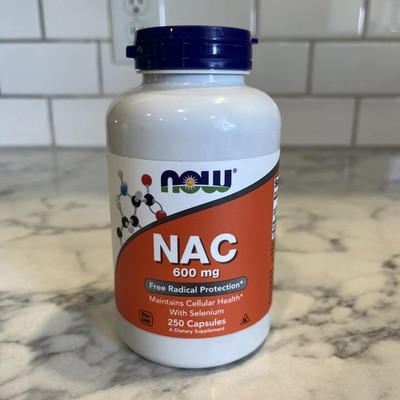 NOW Foods 86 NAC 600mg 250 Dietary Capsules