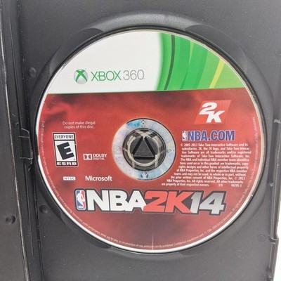 NBA 2K14 Microsoft Xbox360 Basketball Game Disc Only GameStop CaseTested Working