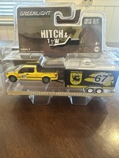 Greenlight Hitch & Tow Series 9 2015 Ford F-150 and Enclosed Car Trailer
