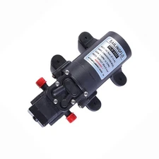 12v Water Pressure Diaphragm Pump 4.3 L/min 1.1 GPM 35 PSI - Caravan RV Marin...