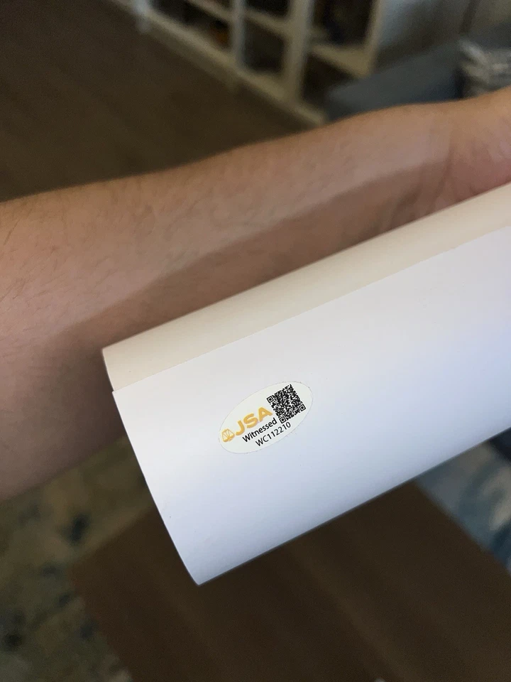 Подписанный Майклом С. Холлом рекламный плакат Декстера сезон 6 24x36 сертифицирован JSA - Изображение 4 из 4