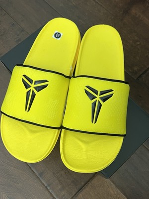 Nike Kobe Offcourt Slides Lightning Yellow IF2870-700 Mens Size 14