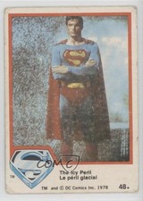 1978 O-Pee-Chee Superman: The Movie Superman Christopher Reeve Icy Peril #48 2vh