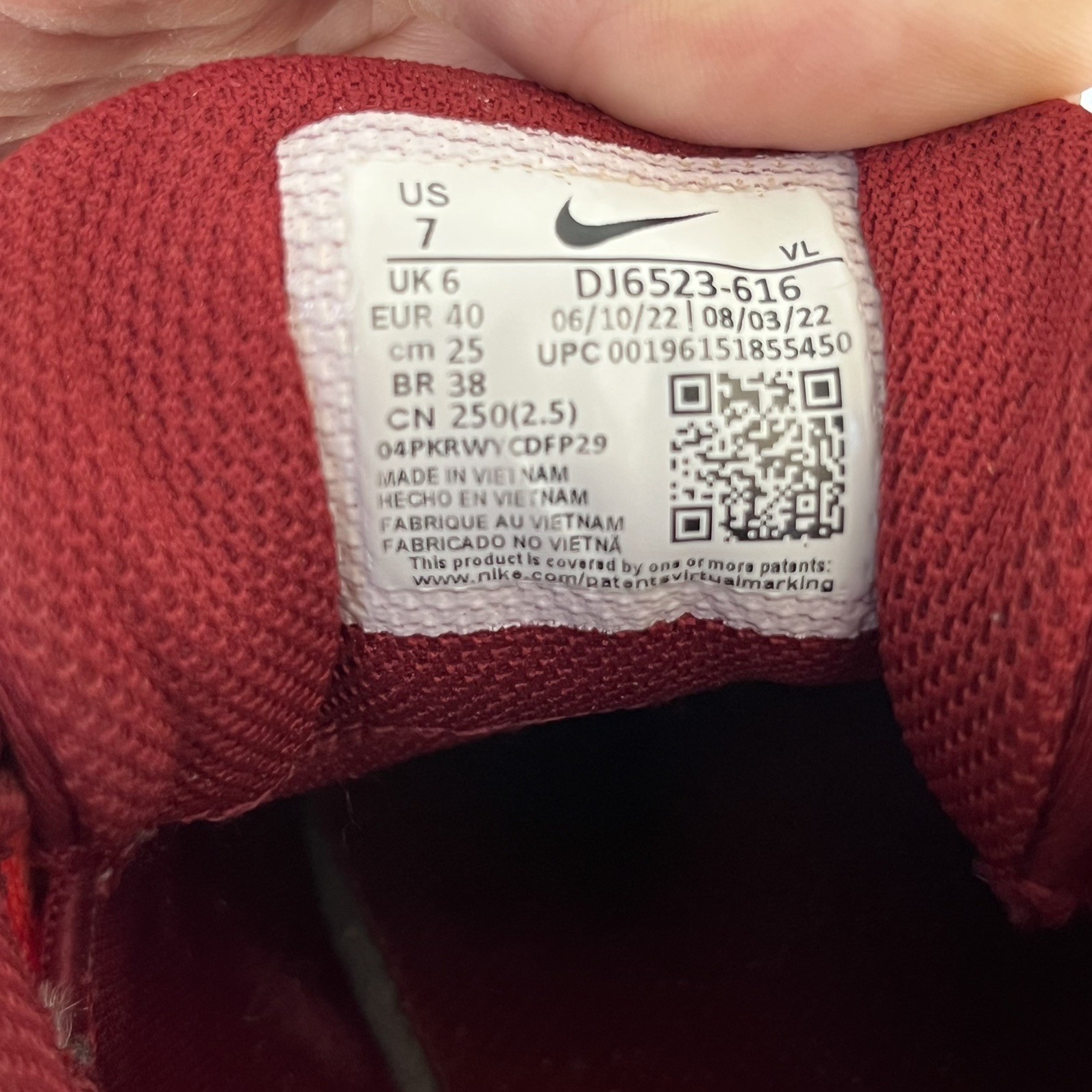 Nike Force Trout 8 Pro MCS Baseball Turf Shoes Mens 7 Red White DJ6523-616 thumbnail 10