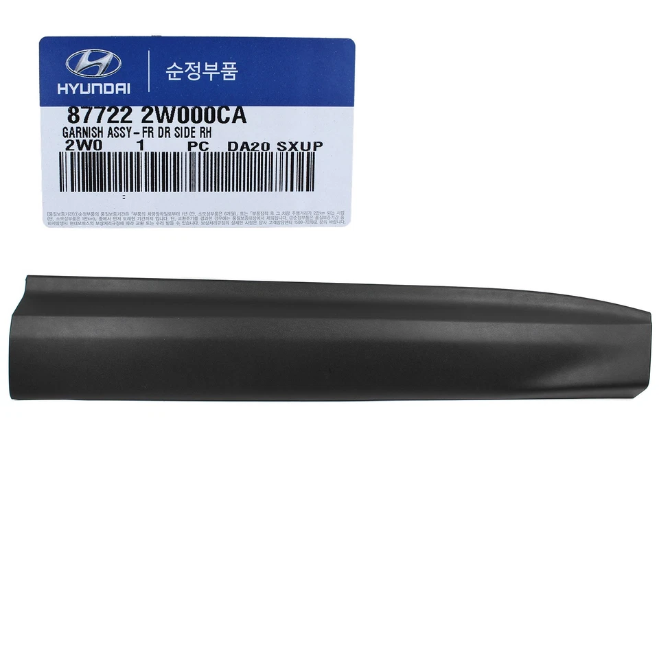 Genuine FRONT Door Side Molding PASSENGER for 19 HYUNDAI SANTA FE XL 13-18 FE Foto 3 de 4