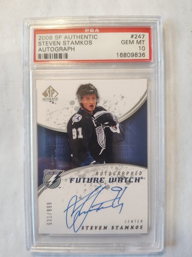 Steven Stamkos [Autograph] #247 2008 SP Authentic card