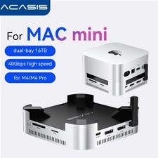 ACASIS M4 Mac Mini Dock 8-in-1 Workstation  Dual SSD NVMe 40Gbps Hub