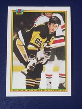 1990-91 MARIO LEMIEUX BOWMAN NHL HOCKEY CARD #204 PITTSBURGH PENGUINS 
