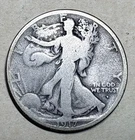 1917 Denver Mint (Obverse)/ERROR Walking Liberty Half Dollar - Free Shipping!