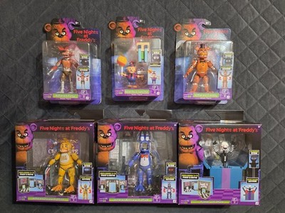 Five Nights at Freddy's 2 Jazwares World of FNAF Wave 3 Office 6 PACK LOT