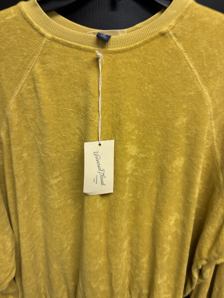 NWT Universal Threads Terry cloth Ladies Crewneck Sweatshirt - Size M Foto 3 de 4