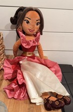 Disney Store Elena of Avalor Plush Doll Princess Red Dress Stuffed Toy